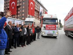 Mamak Belediyesi Van’a 4 Tır Yardım Gönderdi