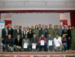 Turhal'da 24 Yamaç Paraşütü Kursiyeri Sertifikasını Aldı