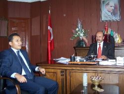 Şarkışla Kaymakamı Uçgun'dan Belediye Başkanı Gültekin'e İadei Ziyaret
