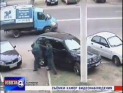 Rusya'da Sokak Ortasında İnfaz Güvenlik Kamerasında