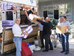 Mhp’nin İlk Yardım Tır'ı Dualarla Van’a Uğurlandı