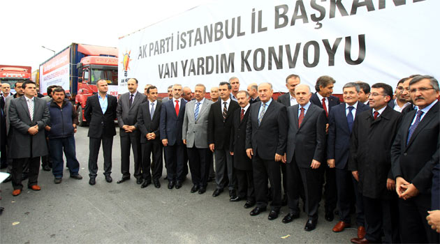 AK Partililerden 84 köye yardım