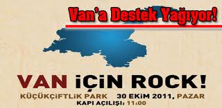 'Van İçin Rock' konseri sona erdi!
