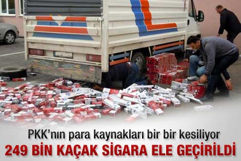 Kaçak Sigarada terör parmağı