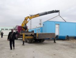 Batman'daki Sel Felaketinde Kullanılan Konteynerler Van'a Gönderiliyor