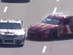 Kendisine Çarpan Yarışçıdan İntikamını Böyle Aldı