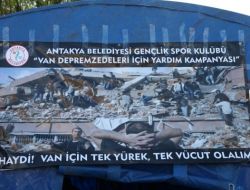 Antakyalı Gençler Van İçin Yardım Kampanyası Başlattı