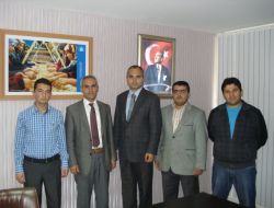 Dügiad Yönetim Kurulu Üyeleri Kosgeb İl Müdürü Peker'i Ziyaret Etti