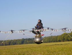 Uçmanın Yeni Yolu: İnsan Taşıyabilen Elektrikli Multikopter