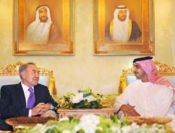 Nazarbayev Birleşik Arap Emirlikleri'nde Ziyaretine Başladı