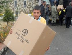 Denizli Belediyesi'nin Yardımları Ulaştı