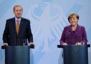 Erdoğan, Merkel ile görüştü!
