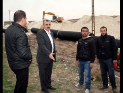 Midyat Belediyesi, Kanalizasyon Çalışmasına Kurban Keserek Başladı