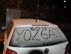 Yozgat’a Mevsimin İlk Karı Yağdı