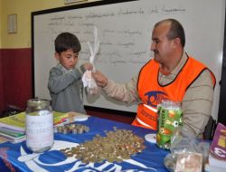 Köy Okulu Öğrencileri Van Ve Somali İçin 6 Kurban Parası Topladı