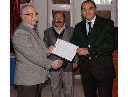 'Kurban Kesim Kkursu'nu Bitiren Kasaplar Sertifika Aldı