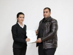 Dış Ticaret Eğitimi Kursiyerleri Sertifikalarını Aldı