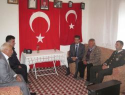 Kaymakam Akkoyun'dan Şehit Yakınlarına Ziyaret