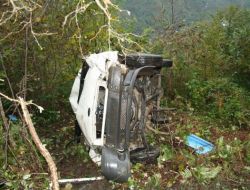 Virajı Alamayan Araç Uçuruma Yuvarlandı, 1 Kişi Öldü