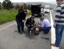 Sapanca’da Trafik Kazası: 2 Yaralı