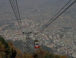 Bursa Teleferikte Bayram İzdihamı