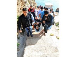 Balık Tutmak İsterken Falezlerden Düştü