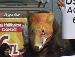 Vejeteryan Mahkuma 'Hayvan Maskeli' Destek