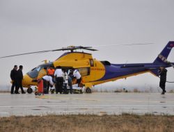 Yaralı Depremzede Hava Ambülansla Erzurum'a Taşındı