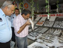 Sincan'da Balık Tezgahlarına Sıkı Denetim