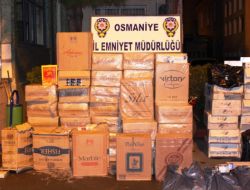 Osmaniye’de 97 Bin Paket Kaçak Sigara