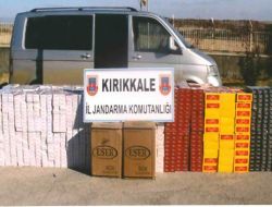 Kırıkkale'de Kaçak Sigara Ele Geçirildi