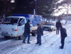 Kazdağları'na Mevsimin İlk Karı Düştü