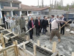 Kösrelik Belediyesi Hizmet Binasının Temelini Attı