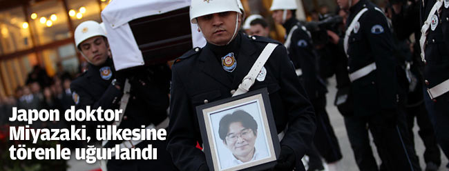 Miyazaki, ülkesine törenle uğurlandı