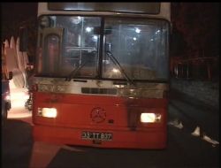 Belediye Otobüsüne Molotoflu Saldırı
