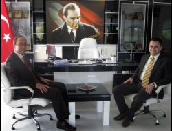 Manisa Emniyet Müdürü Aydemir, Kaymakam Otcu'ya Veda Ziyareti Yaptı