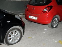 Park Halindeki 9 Aracın Lastiklerini Kesip Kaçtılar