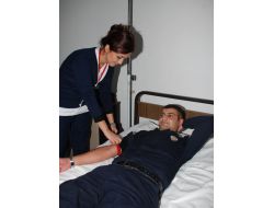 'Kanımız Van İçin' Kampanyasında İlk Kanı Ercişli Polis Adayı Verdi