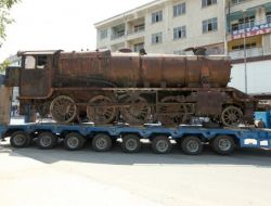 Sincan'a Nostaljik Buharlı Tren Yerleştirildi