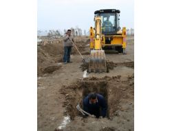 Erzincan'ad Kışa Hazırlık 50 Adet Mezar Kazıldı