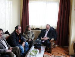 BAŞKAN AKGÜL DİZİ SETİNİ ZİYARET ETTİ