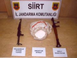 Siirt'in Baykan İlçesinde Terör Örgütüne Ait Mühimmat Bulundu