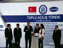 Başbakan Erdoğan, Bitlis Eren Üniversitesi'nde Toplu Açılış Yaptı