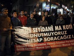 Dersim Olaylarının yıl dönümünde protesto