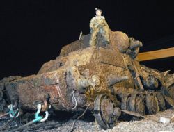 Neva Nehrinden İkinci Dünya Savaşı’ndan Kalma Tank Çıktı