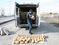 Erzincan'da 90 Kilogram Toz Esrar
