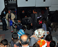 Vanlılar kenti boşaltıyor..