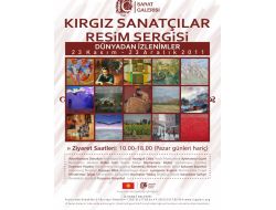 Kırgız Ressamların Eserleri Başkent'te Görücüye Çıkıyor