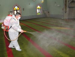 Cami Ve Mescitler Gribe Karşı İlaçlandı