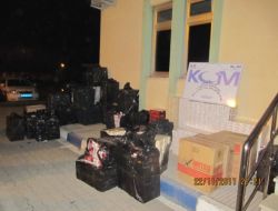 Düzce’de 103 Bin Paket Kaçak Sigara Yakalandı